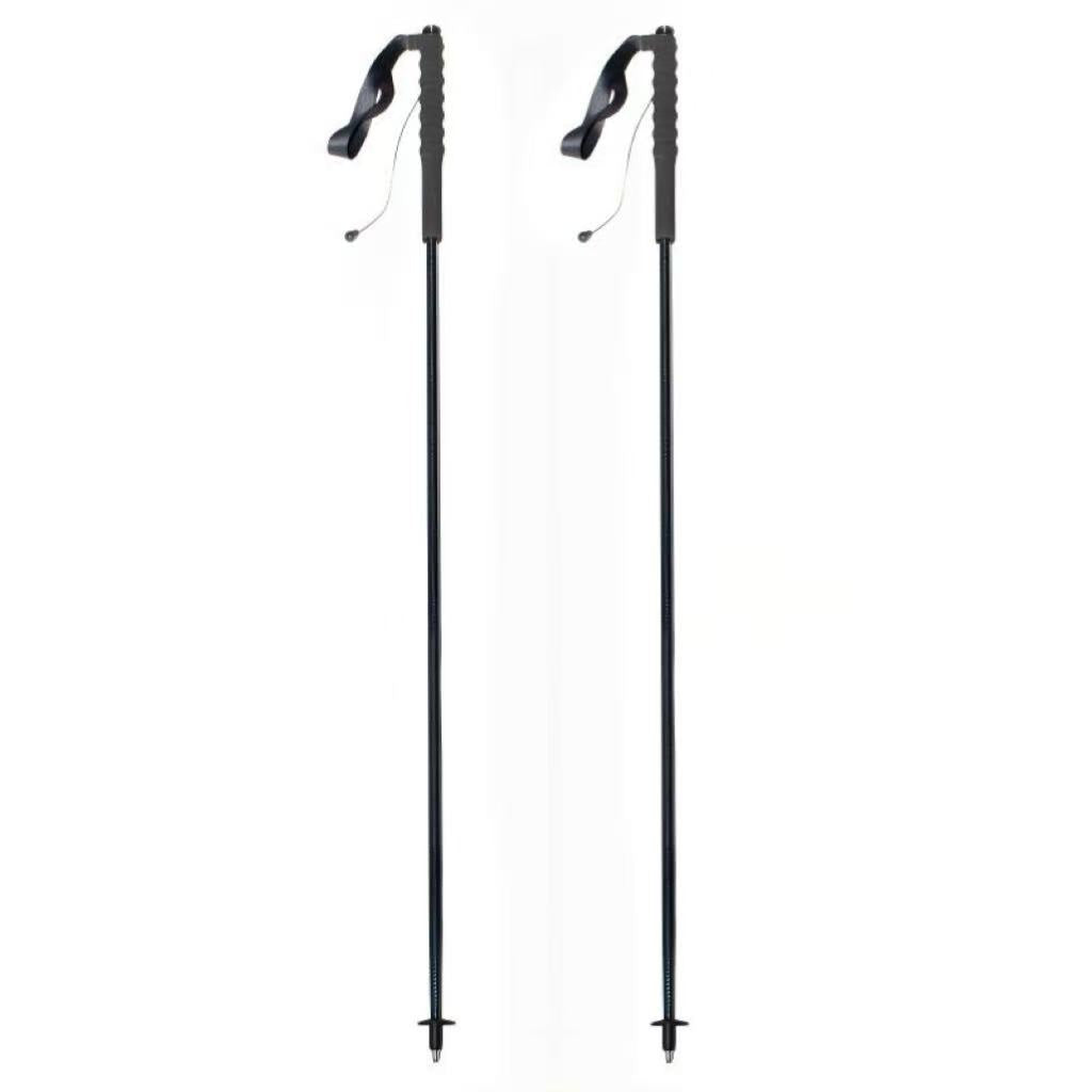 120g Carbon Hiking Poles – Foldable & Ultralight - Silver Blue