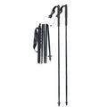 120g Carbon Hiking Poles – Foldable & Ultralight - Silver Blue - okhealingwild