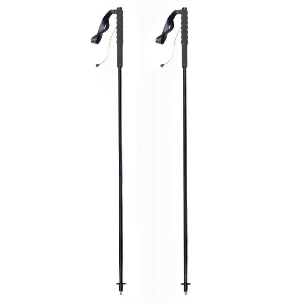 120g Carbon Hiking Poles – Foldable & Ultralight - Silver Blue - okhealingwild