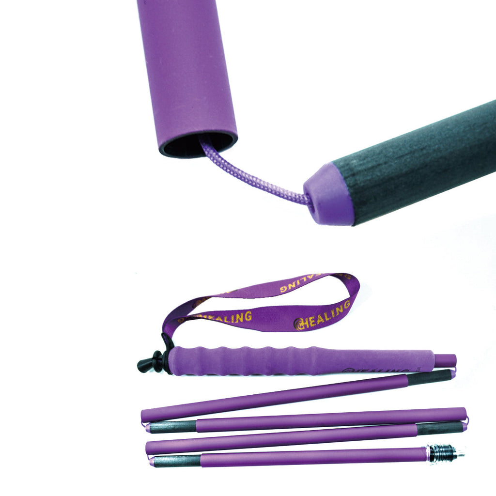 Ultralight Foldable Carbon Trekking Poles – Lavender