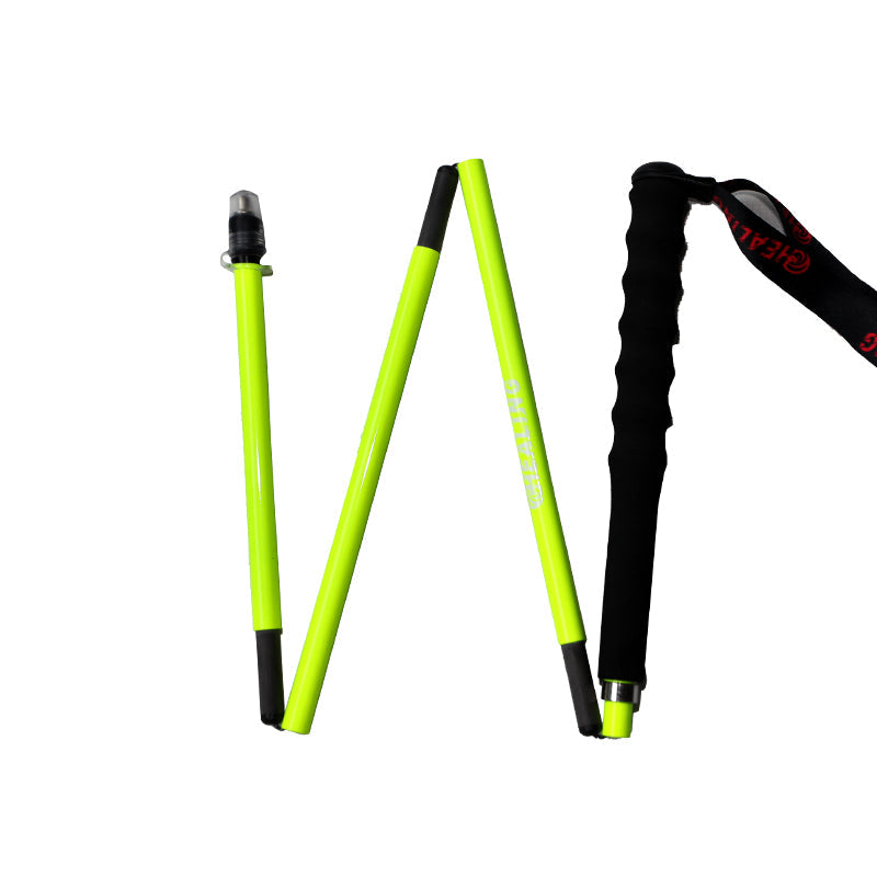Carbon Trekking Poles – High Visibility - Neon Yellow