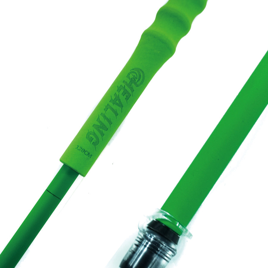 Carbon Trekking Poles – High Visibility - Lime Green