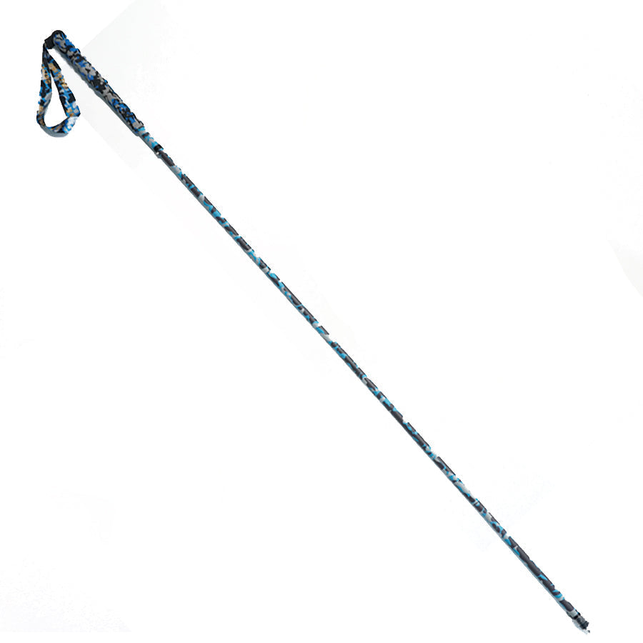 5 section Folding Carbon Trekking Poles –  Blue Camouflaged