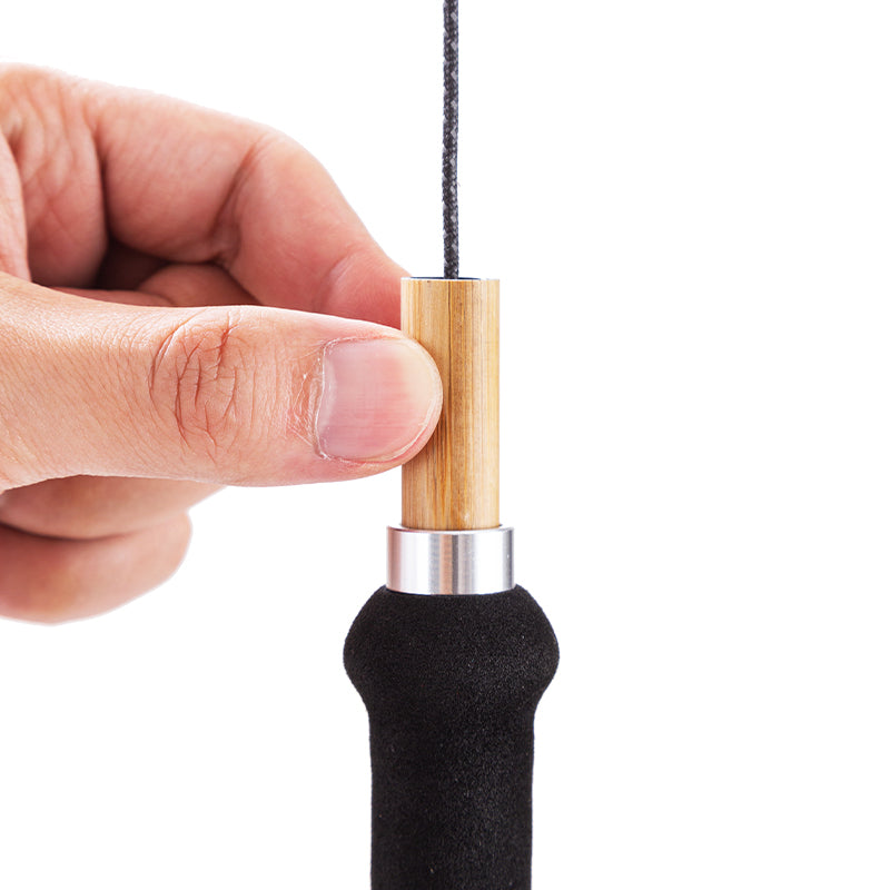 Carbon Hiking Poles with Bamboo Finish – Ultralight 120g