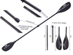 3K Carbon Fiber 4-Piece Kayak Paddle – Reinforced - okhealingwild