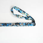 5 section Folding Carbon Trekking Poles – Blue Camouflaged - okhealingwild