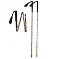 5 section folding Carbon Trekking Poles – Orange Camouflage - okhealingwild