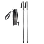 5 section Folding Carbon Trekking Poles – Scale Black - okhealingwild