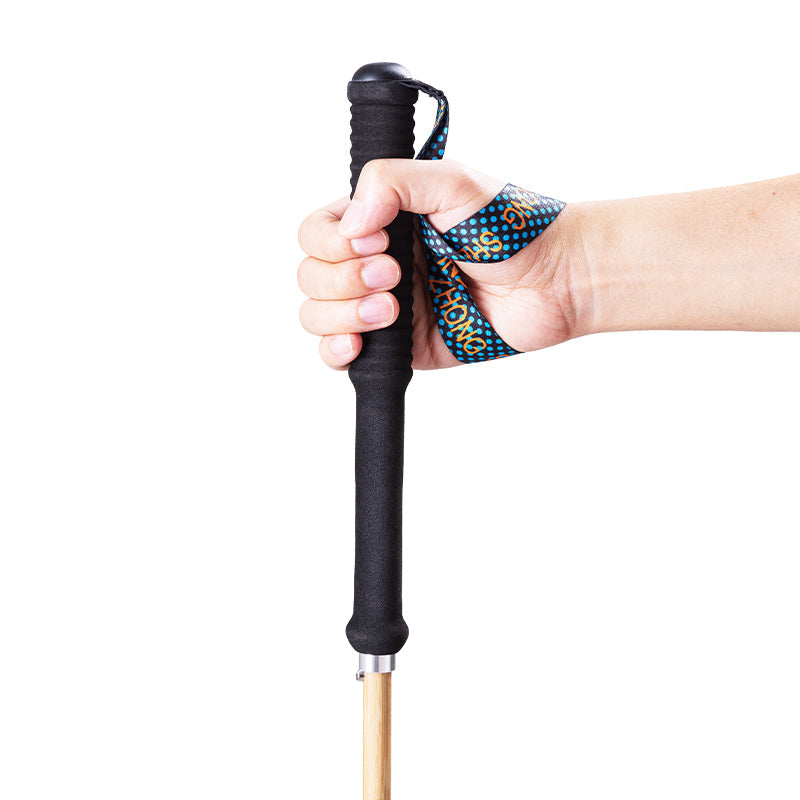 Carbon Hiking Poles with Bamboo Finish – Ultralight 120g
