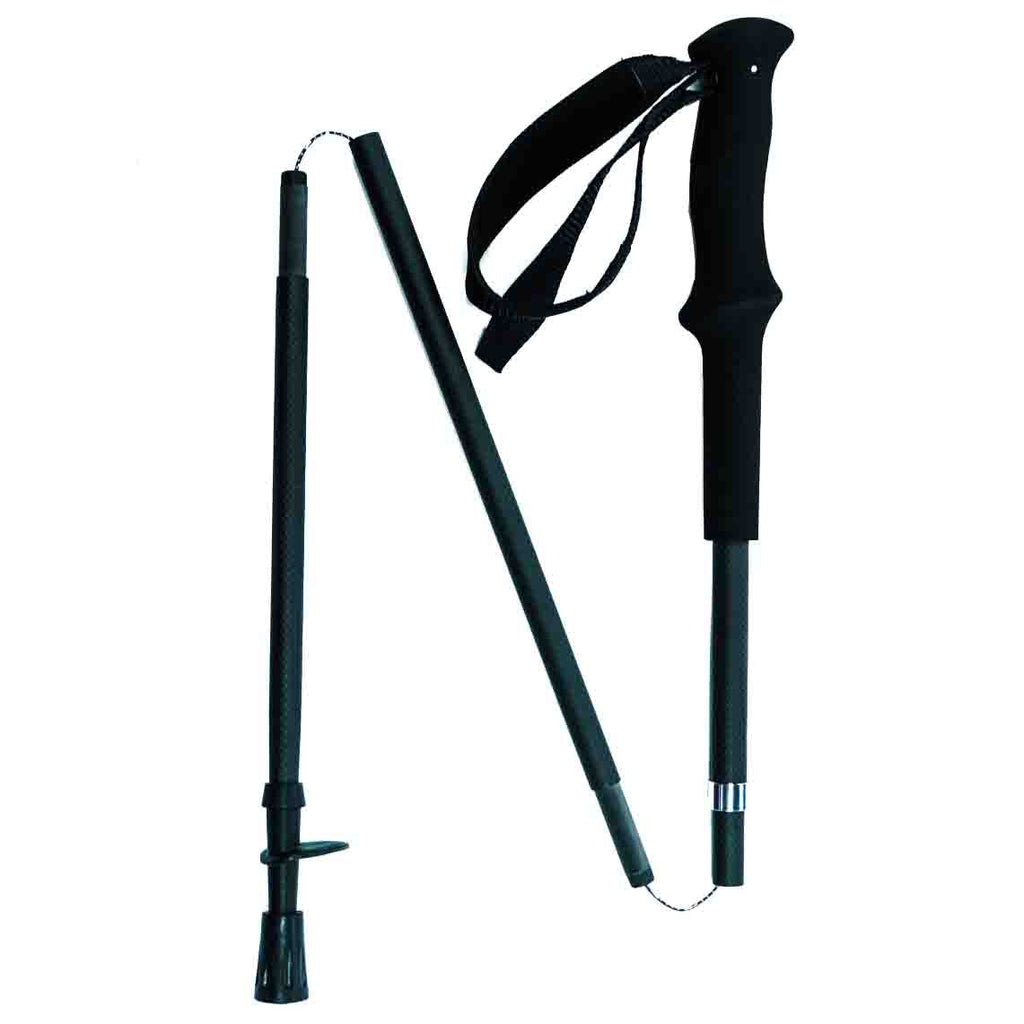 Mountain Trail Carbon Fiber Trekking Poles  -  3 sections Folding