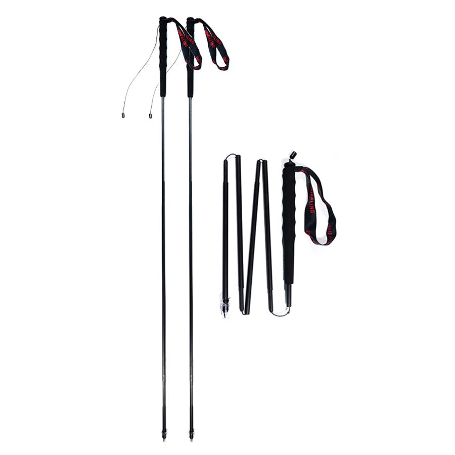 93g Ultralight Carbon Trekking Poles - Race Edition - okhealingwild