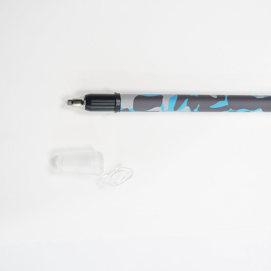 5 section Folding Carbon Trekking Poles –  Blue Camouflaged