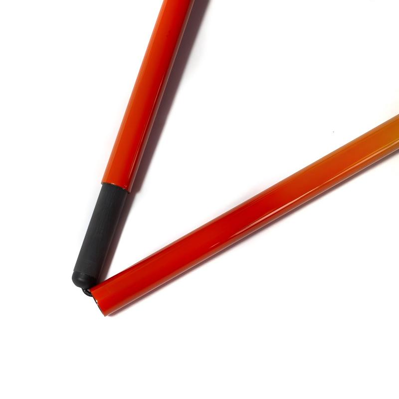 5 section Folding Carbon Trekking Poles – Rainbow