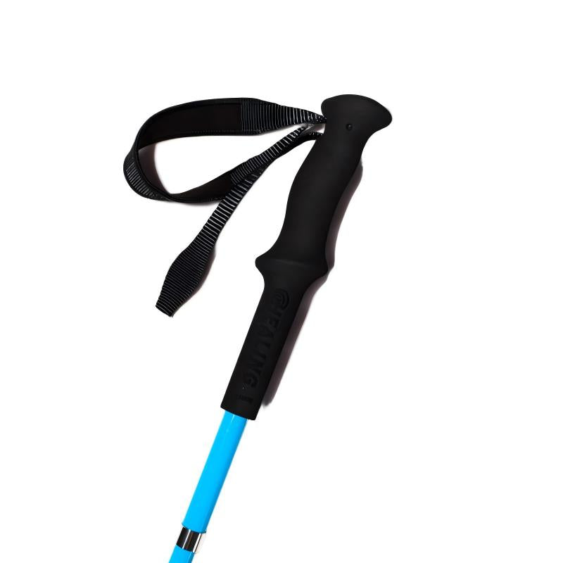 Carbon Trekking Poles – High Visibility & Foldable - Neon Blue