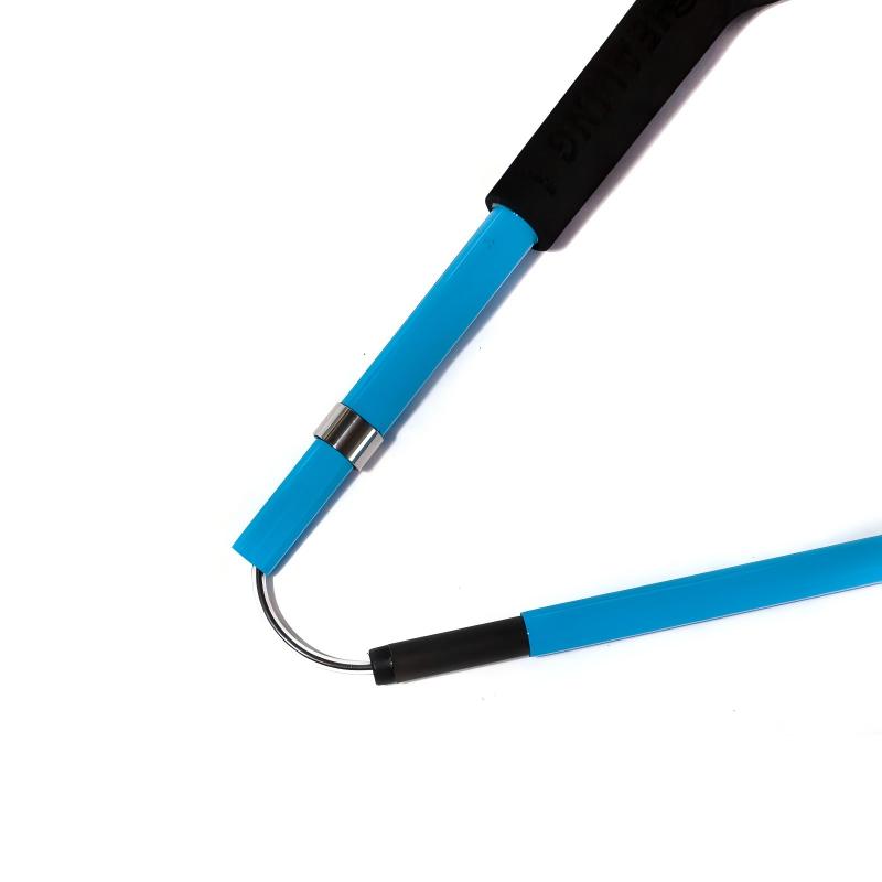 Carbon Trekking Poles – High Visibility & Foldable - Neon Blue