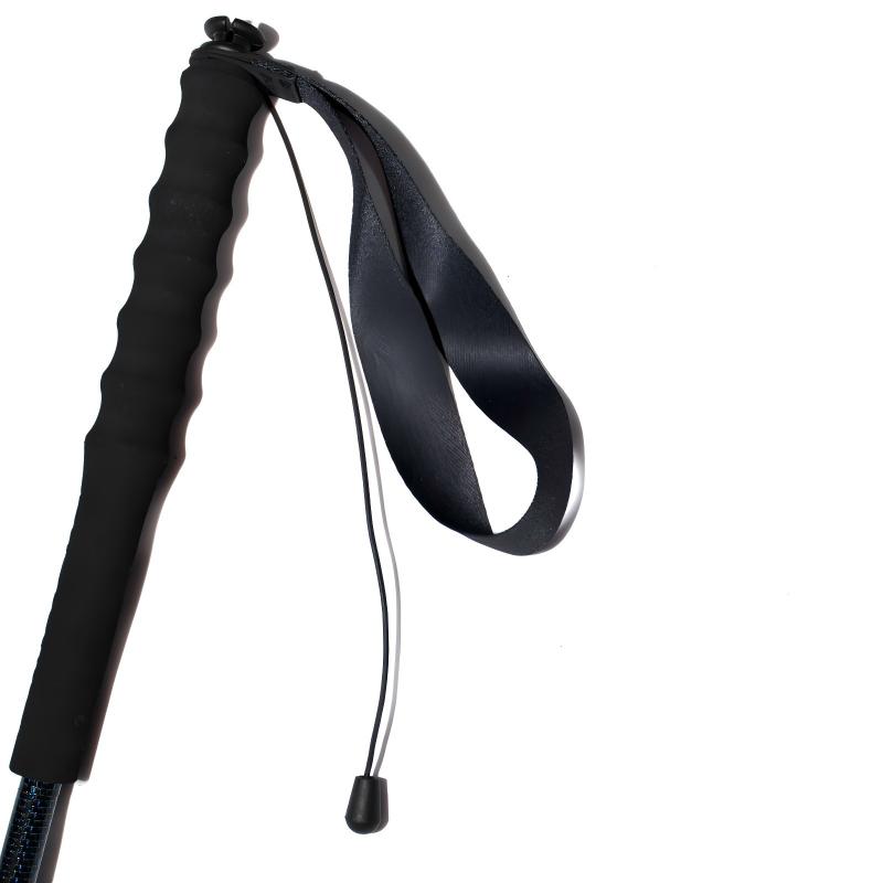 120g Carbon Hiking Poles – Foldable & Ultralight - Silver Blue