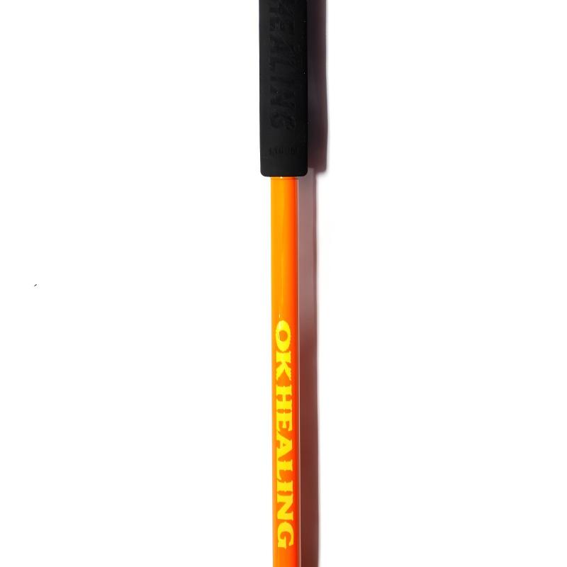Foldable Carbon Hiking Poles – Sunrise Orange