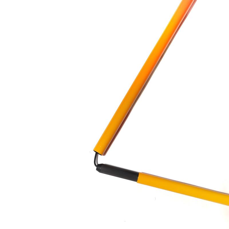 Foldable Carbon Hiking Poles – Sunrise Orange