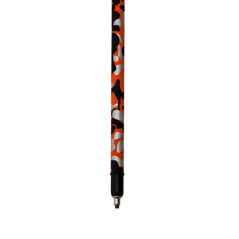 5 section folding Carbon Trekking Poles – Orange Camouflage