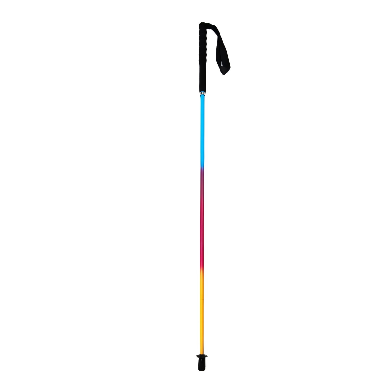 Ultralight Foldable Carbon Trekking Poles – Sunset Pink