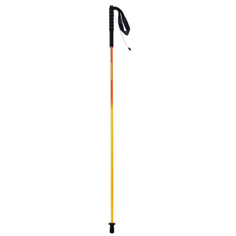 Foldable Carbon Hiking Poles – Sunrise Orange