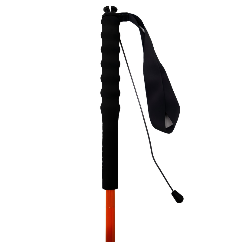 Foldable Carbon Hiking Poles – Sunrise Orange