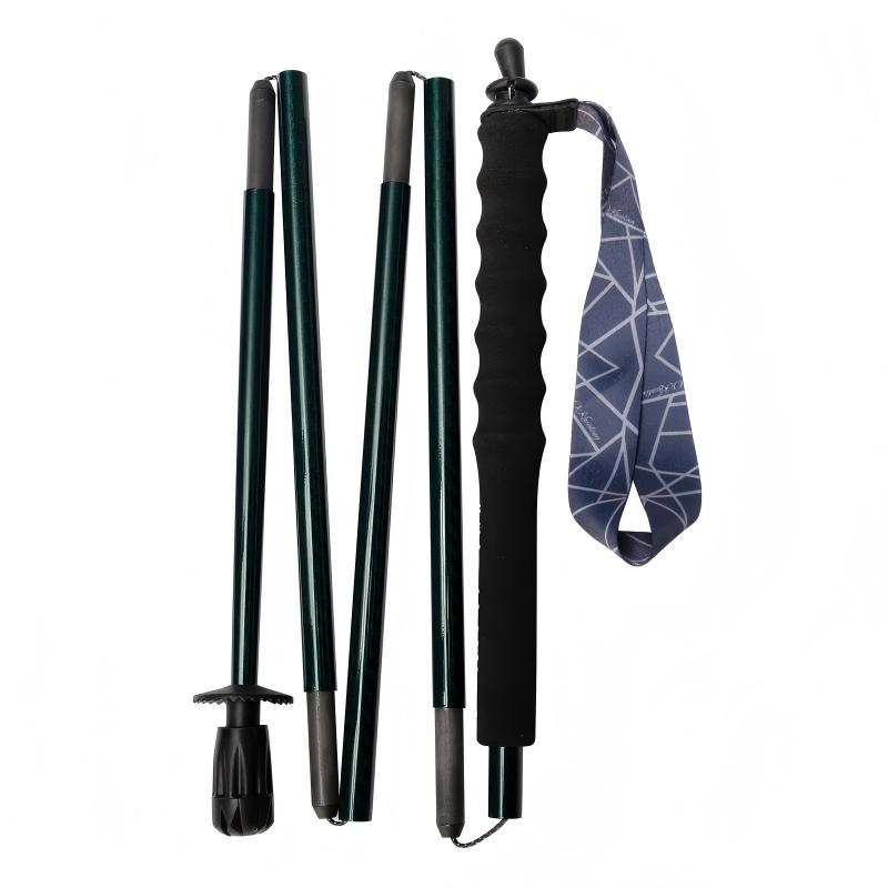 Foldable Carbon Hiking Poles  - Pine Green
