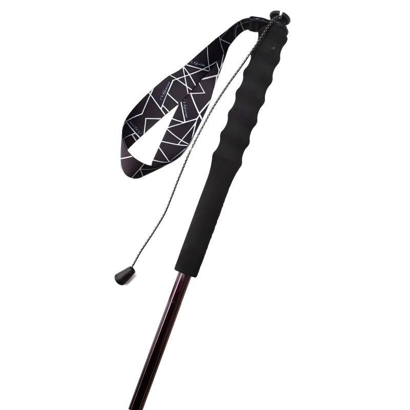 Carbon Trekking Poles – Lightweight & Foldable - Burgundy