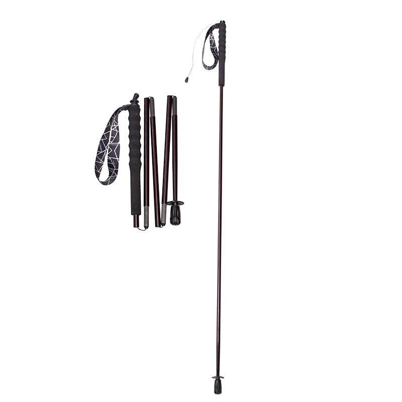 Carbon Trekking Poles – Lightweight & Foldable - Burgundy