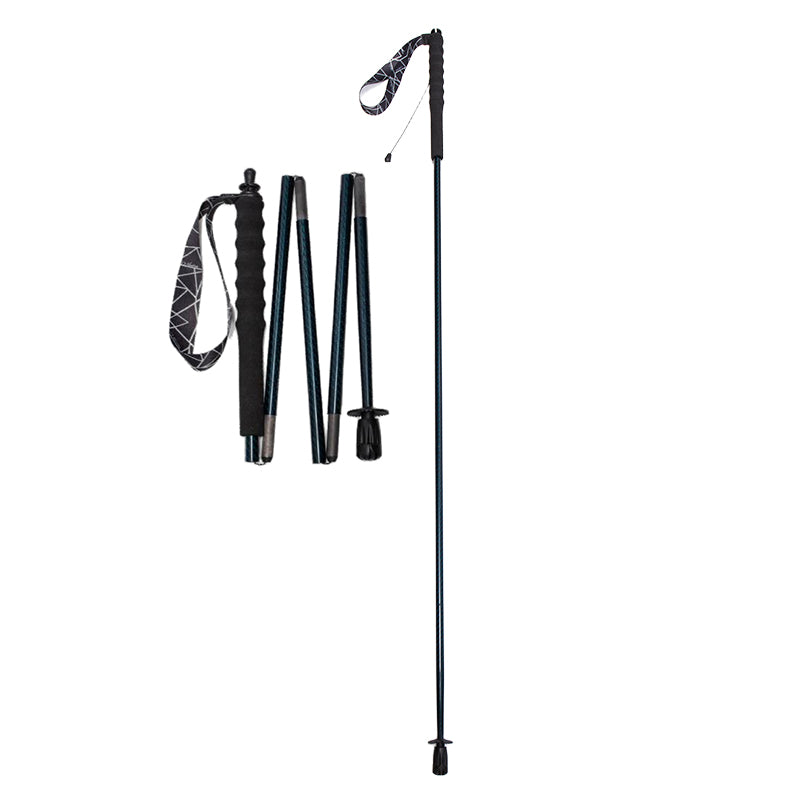 Ultralight Carbon Trekking Poles – Midnight Blue