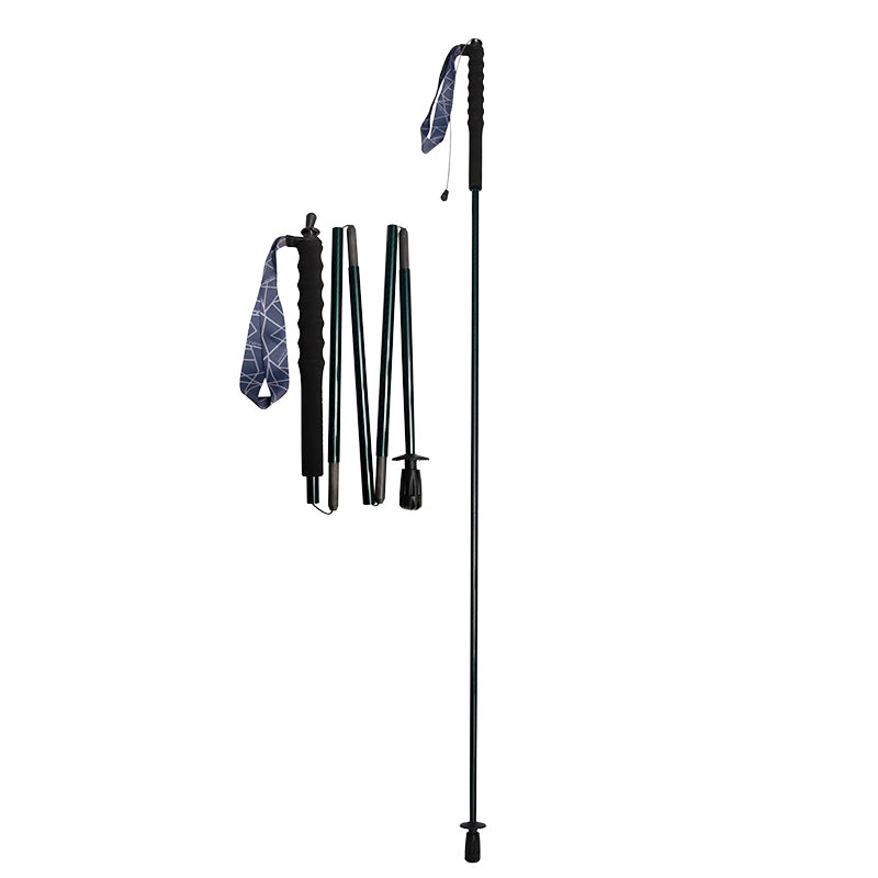 Foldable Carbon Hiking Poles  - Pine Green