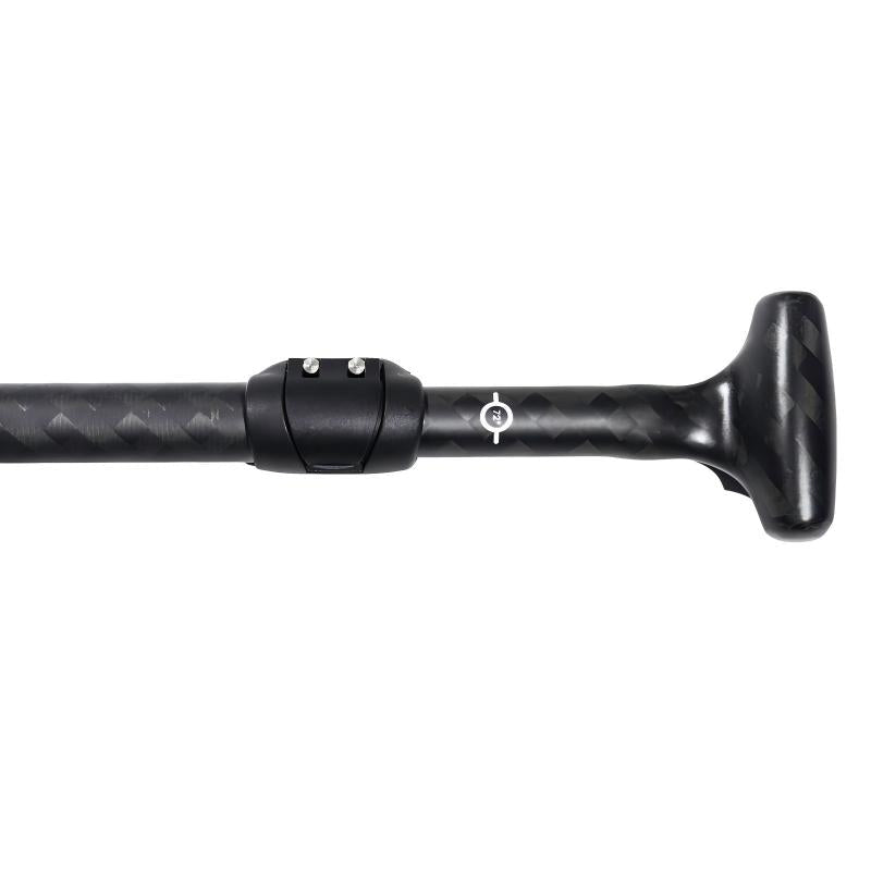 Adjustable Carbon Fiber 3-Piece SUP Paddle - Carbon Weave - okhealingwild