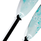 Adjustable Fiberglass 2-Piece Kayak Paddle - Seafoam Marble - okhealingwild