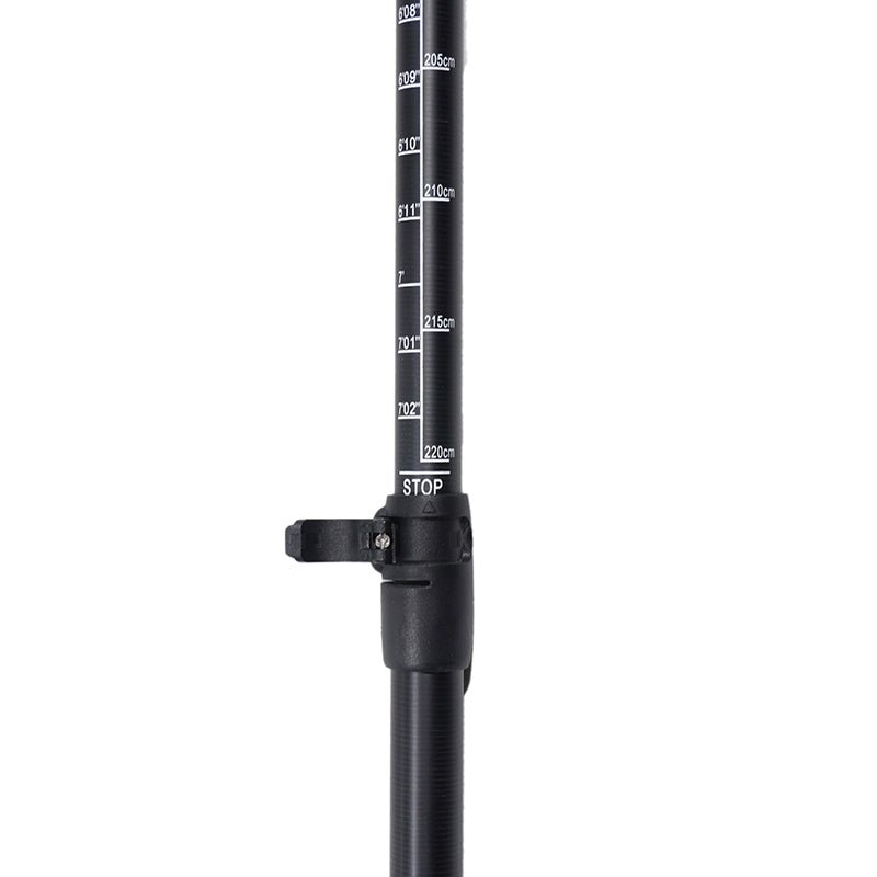 Adjustable Fiberglass 3-Piece SUP Paddle - Transparent Black - okhealingwild