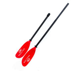 Adjustable Fiberglass 4-Piece Kayak Paddle - Coral Red - okhealingwild
