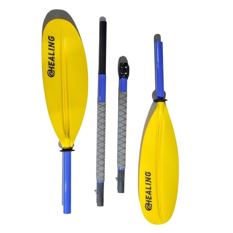 Adjustable Fiberglass 4-Piece Kayak Paddle - Flux - okhealingwild