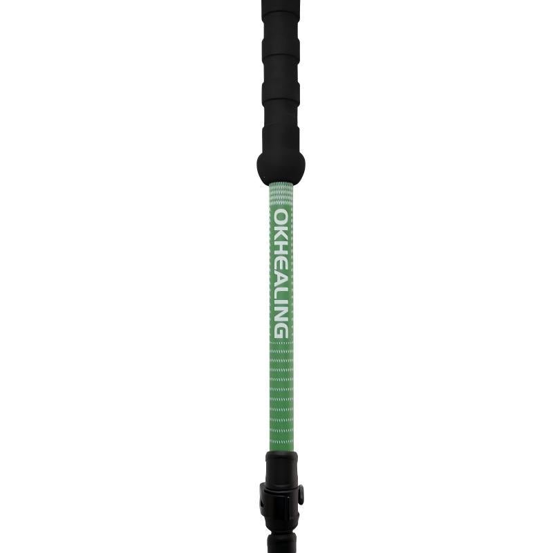 Alpine Traverse Carbon Telescopic Hiking & Ski Poles- Forest Green - okhealingwild
