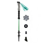 Alpine Traverse Carbon Telescopic Hiking & Ski Poles- Forest Green - okhealingwild
