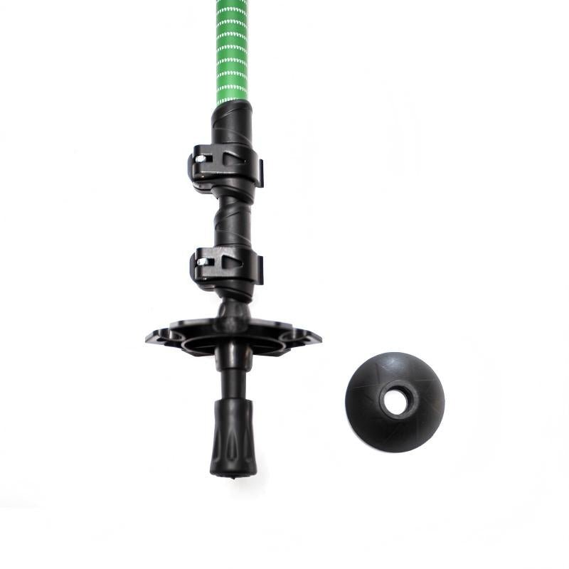 Alpine Traverse Carbon Telescopic Hiking & Ski Poles- Forest Green - okhealingwild
