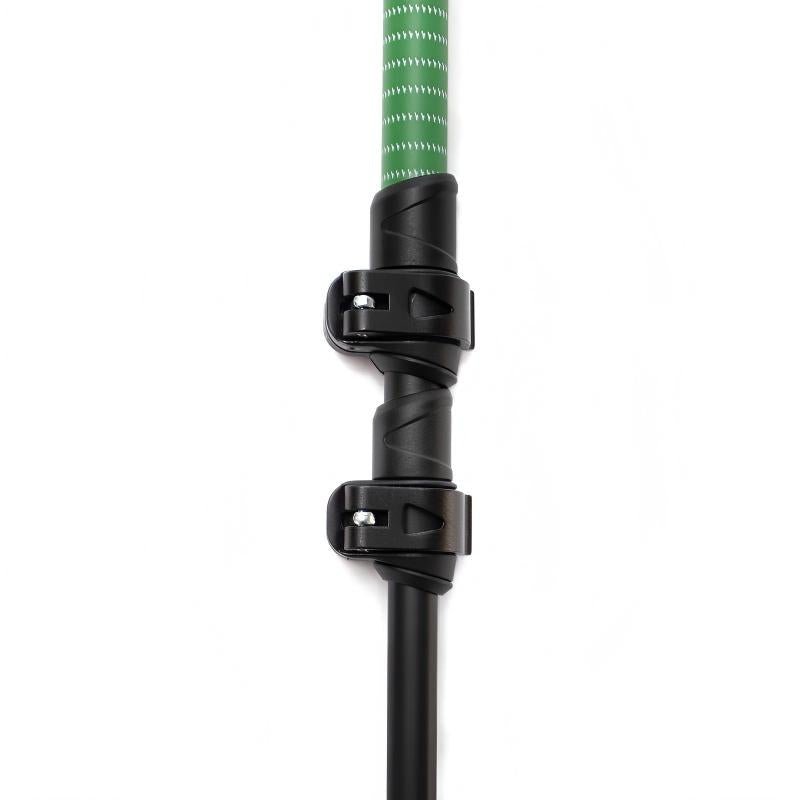 Alpine Traverse Carbon Telescopic Hiking & Ski Poles- Forest Green - okhealingwild