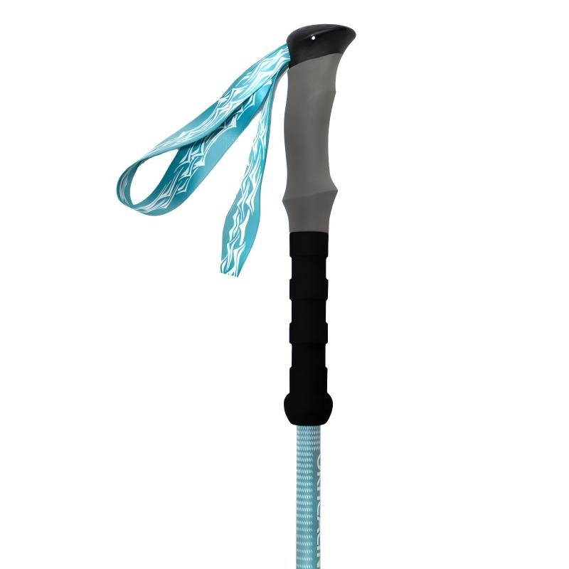 Alpine Traverse Carbon Telescopic Hiking & Ski Poles- Glacier blue - okhealingwild