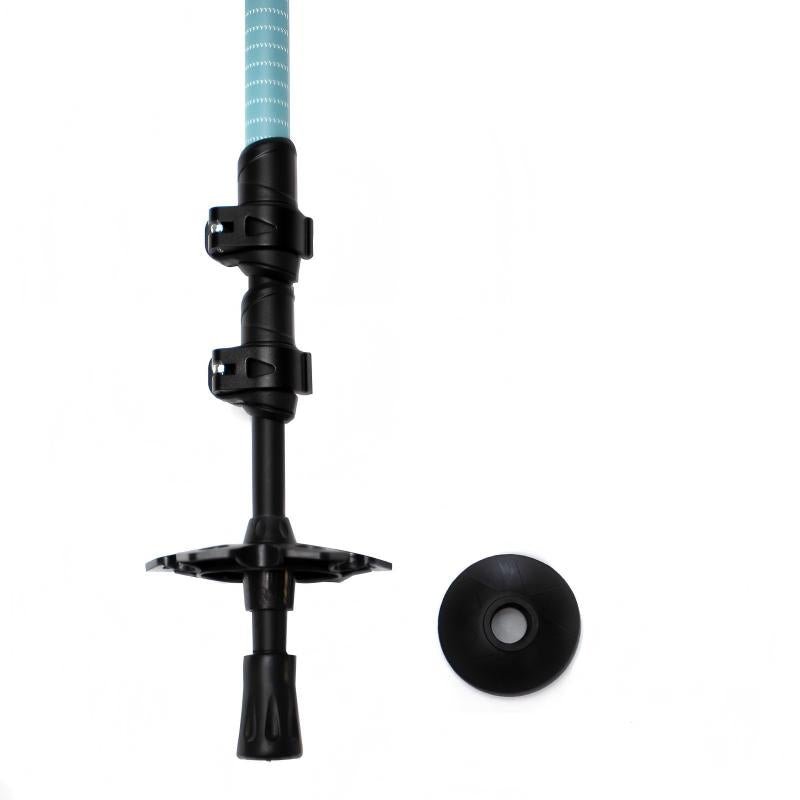Alpine Traverse Carbon Telescopic Hiking & Ski Poles- Glacier blue - okhealingwild