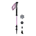 Alpine Traverse Carbon Telescopic Hiking & Ski Poles- Orchid Purple - okhealingwild