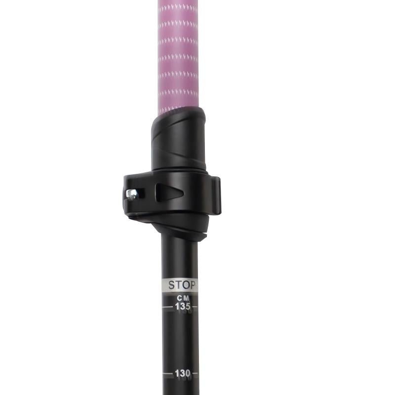 Alpine Traverse Carbon Telescopic Hiking & Ski Poles- Orchid Purple - okhealingwild