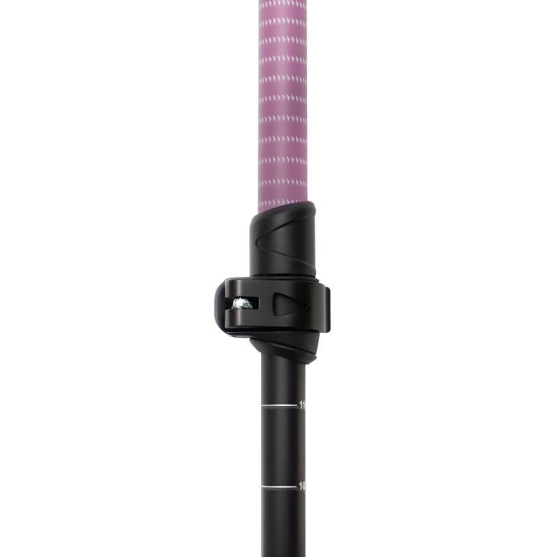 Alpine Traverse Carbon Telescopic Hiking & Ski Poles- Orchid Purple - okhealingwild