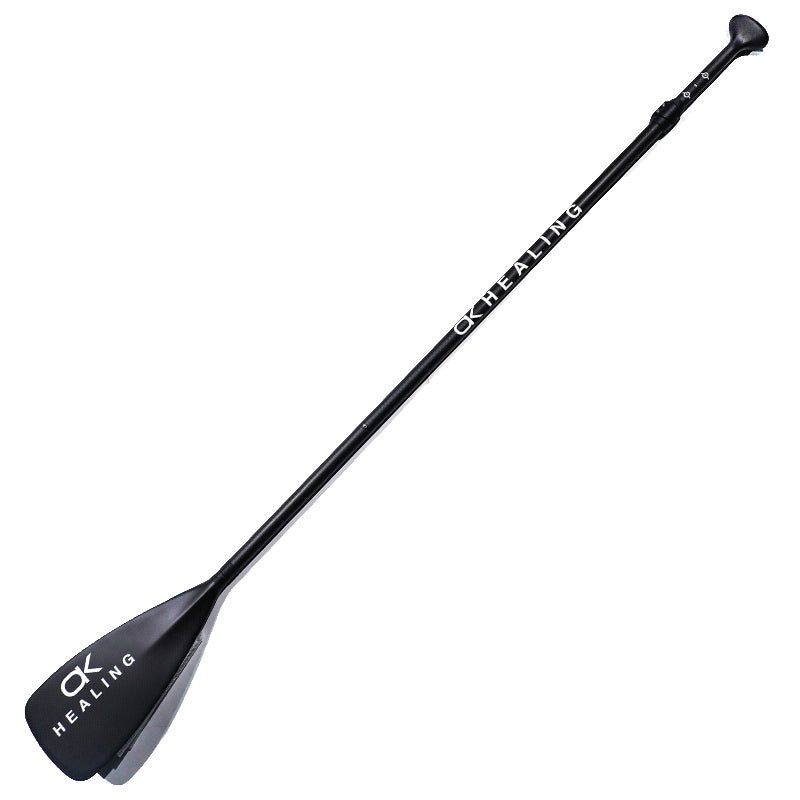 Carbon Fiber 3-Piece SUP Paddle - Carbon Black - okhealingwild