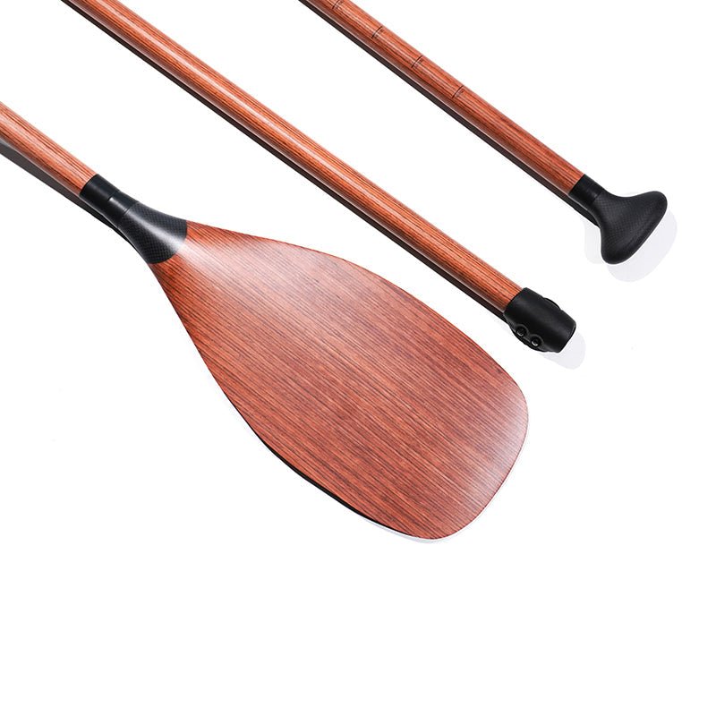 Carbon Fiber 3-Piece SUP Paddle - Woodgrain - okhealingwild