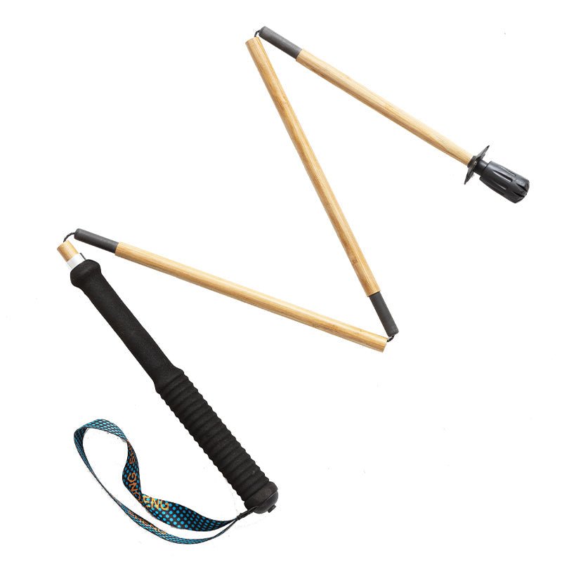 Carbon Hiking Poles – Bamboo wrapped - okhealingwild