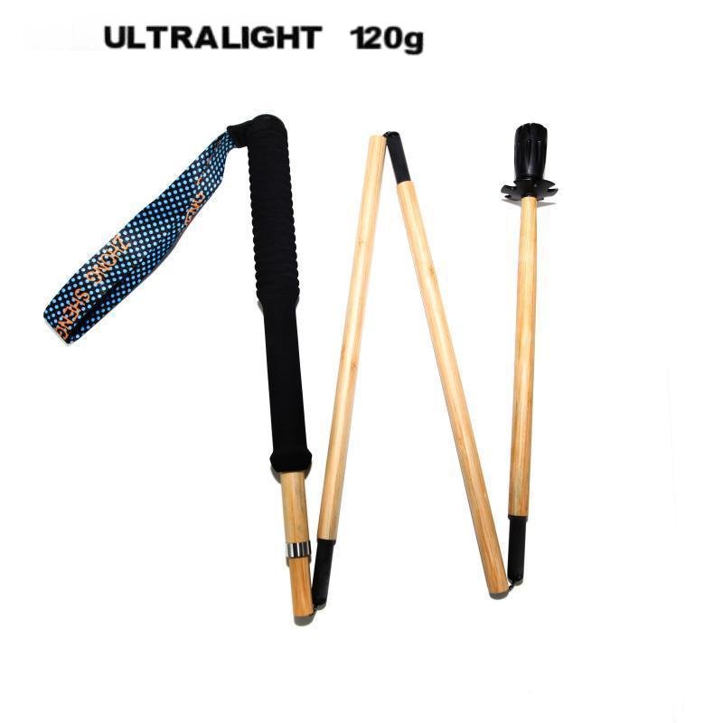 Carbon Hiking Poles – Bamboo wrapped - okhealingwild