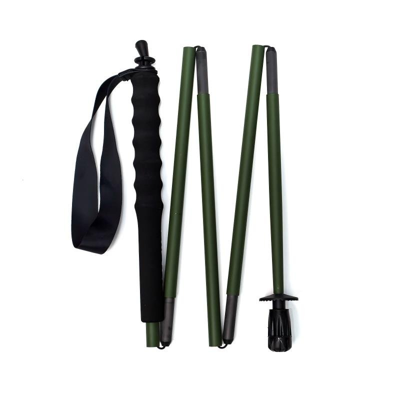 Carbon Trekking Poles – Durable & Lightweight - Olive Green - okhealingwild